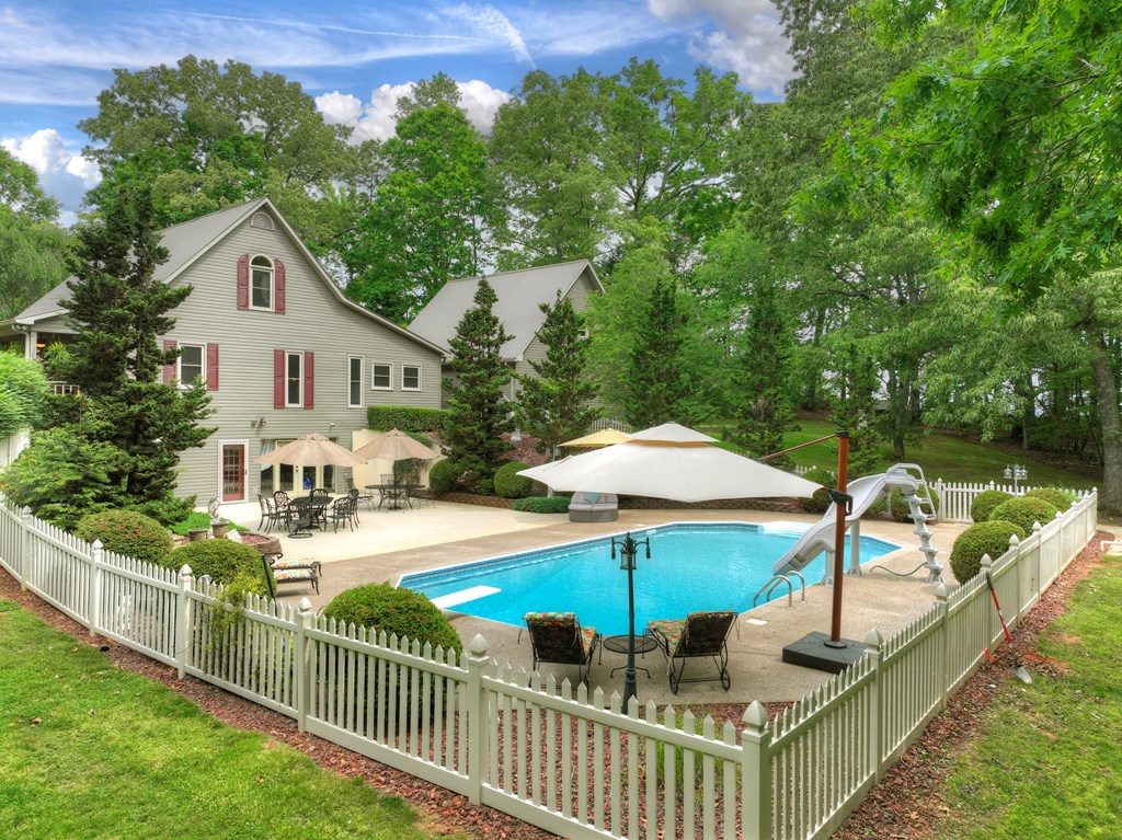270 Stone Lane Blue Ridge, GA 30513 - Photo 28 of 70 a house view with a garden space
