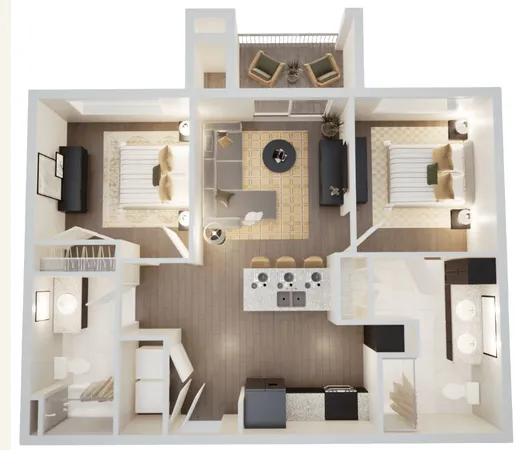 a view of a ocean from a balcony