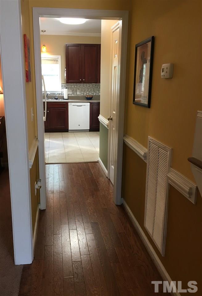 1412 Shady Rise Glen Raleigh, NC 27603 - Photo 9 of 25 Entry hallway from front door into kitchen.