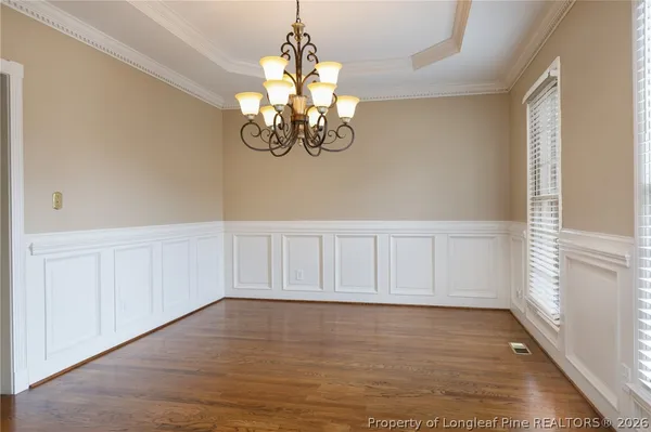 a view of a livingroom from a hallway