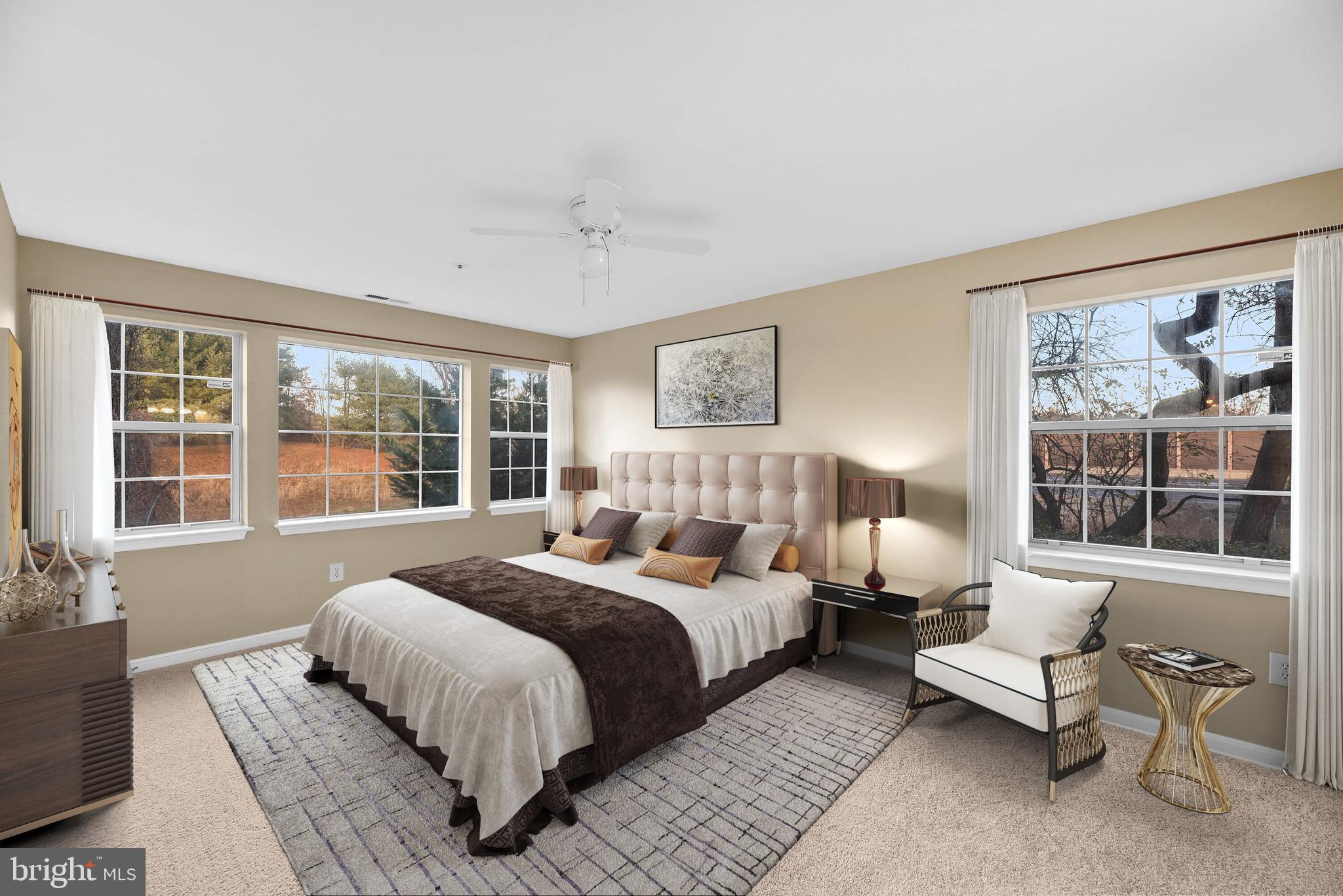 8613 Falls Run Road, Unit C Ellicott City, MD 21043 - Photo 15 of 31 Virtually Staged/Primary Bedroom