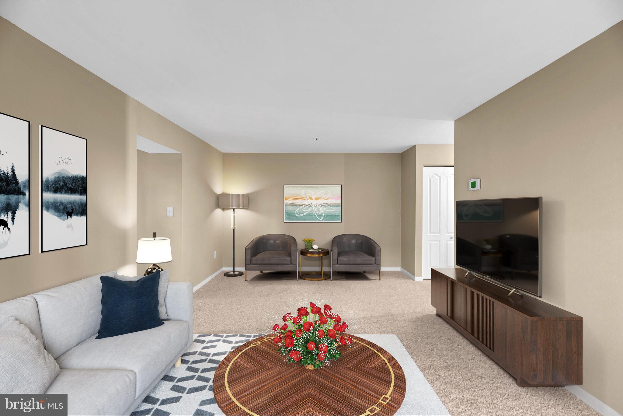 8613 Falls Run Road, Unit C Ellicott City, MD 21043 - Photo 6 of 31 Virtually Staged/Living Room