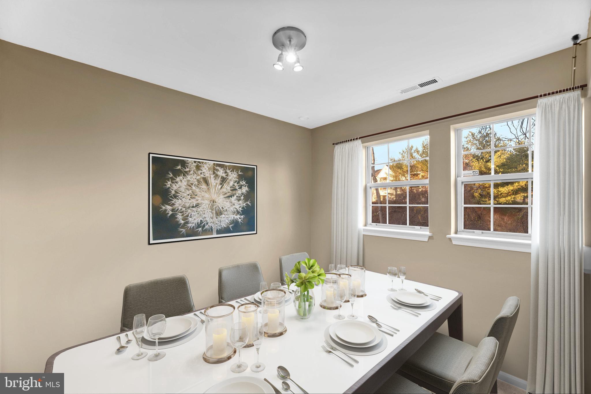 8613 Falls Run Road, Unit C Ellicott City, MD 21043 - Photo 8 of 31 Virtually Staged/Dining Room