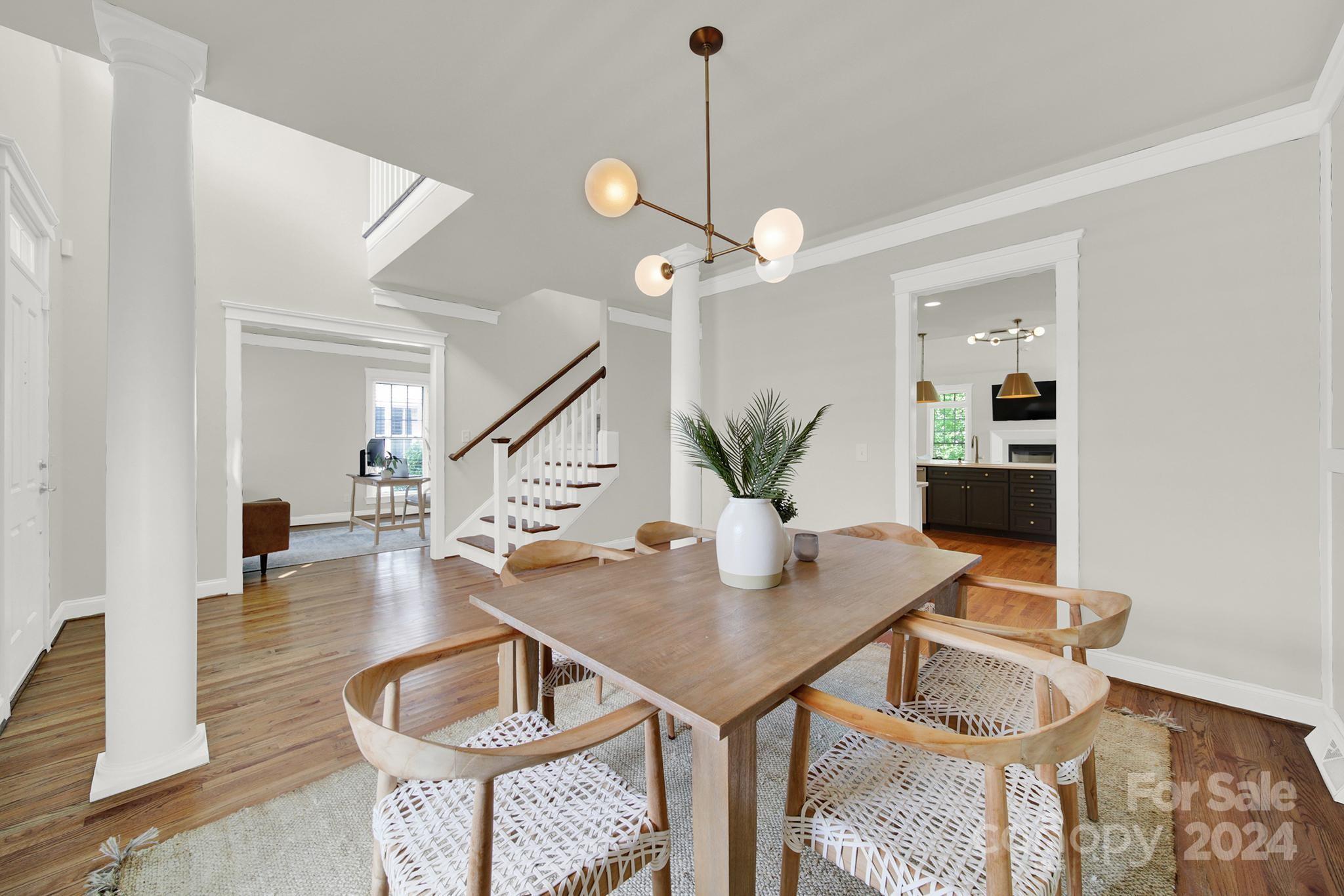 130 Mills Lane Fort Mill, SC 29708 - Photo 6 of 48 a living room with furniture and a wooden floor