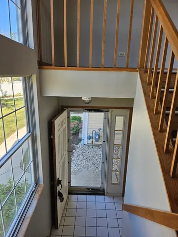 a view of an entryway door