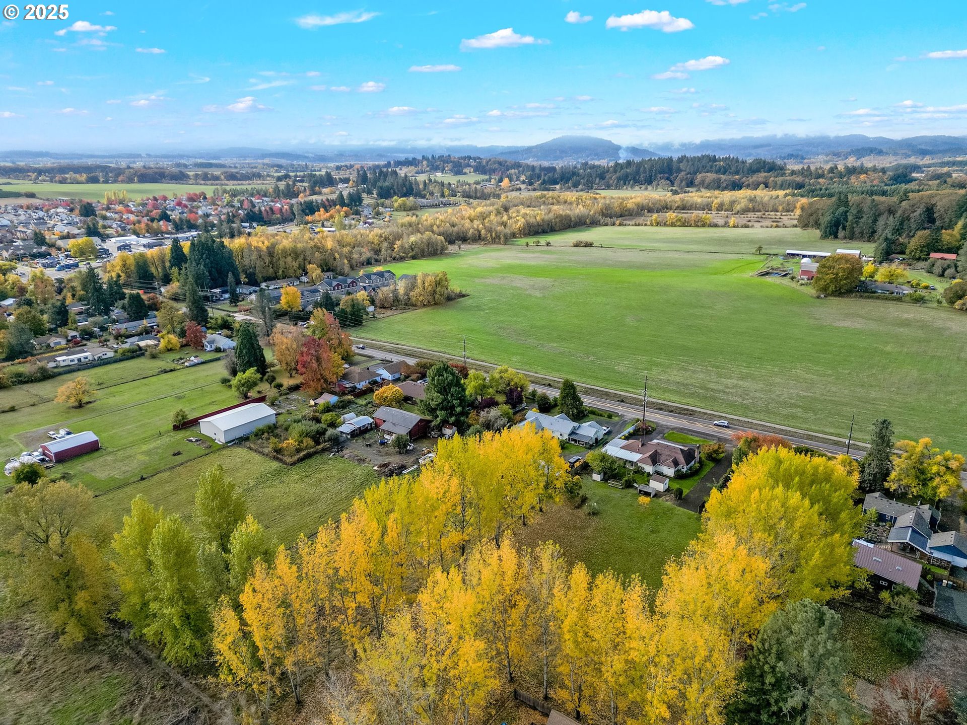 1045 Southwest 53rd Street Corvallis, OR 97333 - Photo 5 of 48 an aerial view of a residential houses with outdoor space and swimming pool