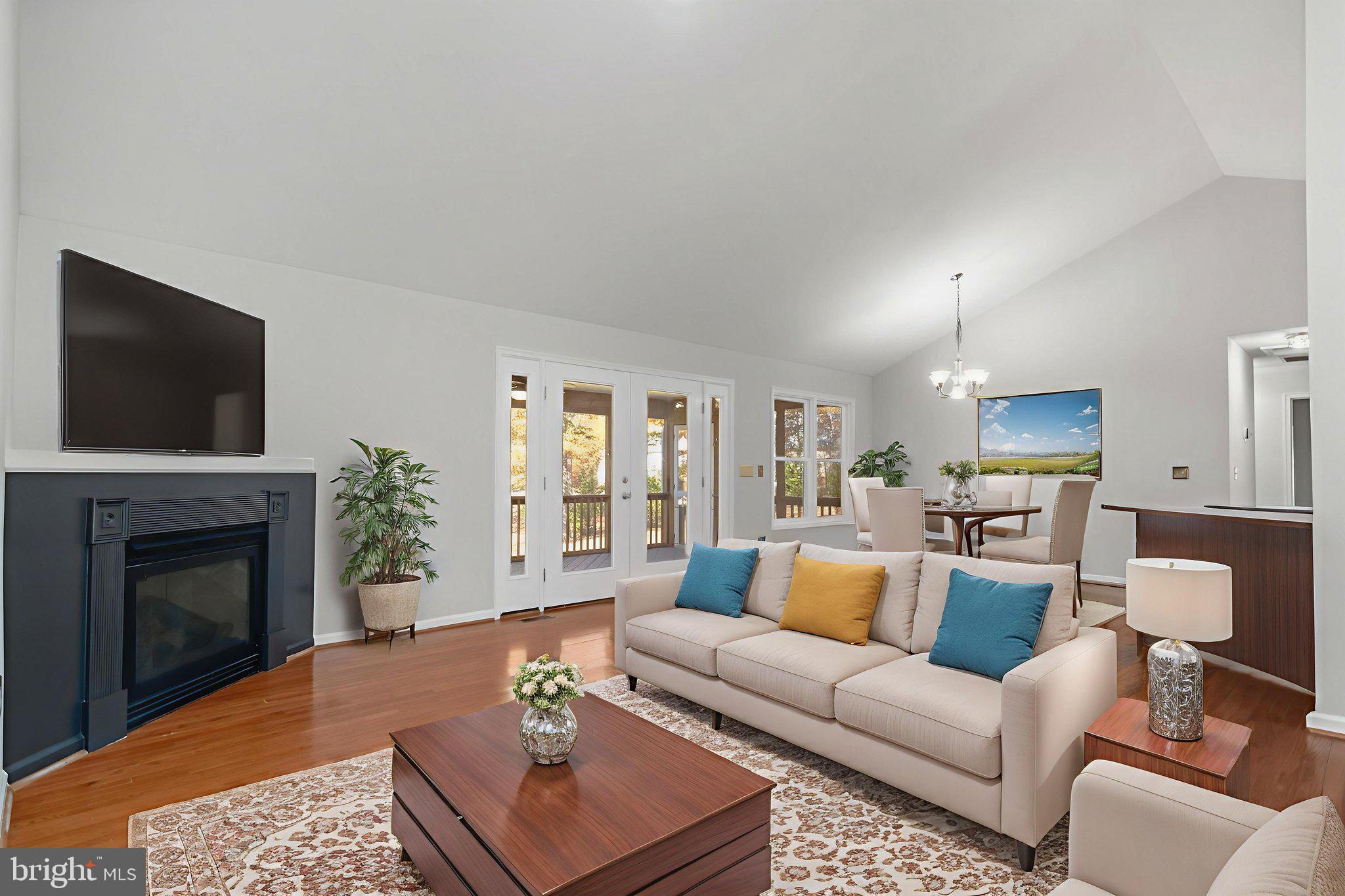 1923 Hensley Road Mineral, VA 23117 - Photo 7 of 62 a living room with furniture a fireplace and a flat screen tv