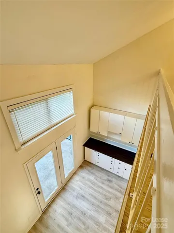 a view of wooden floor