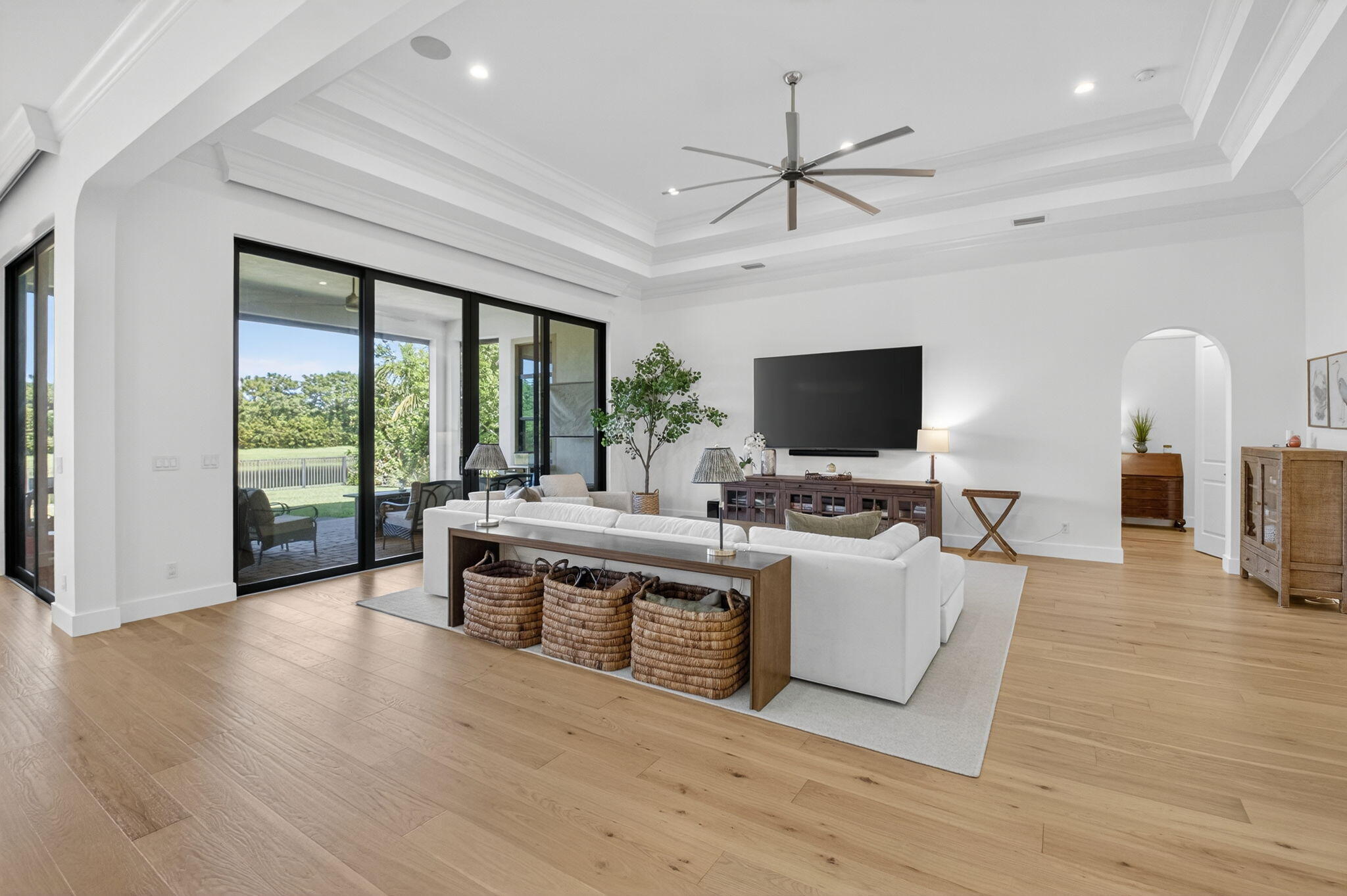 9331 Grand Prix Lane Boynton Beach, FL 33472 - Photo 17 of 96 a living room with furniture and a flat screen tv