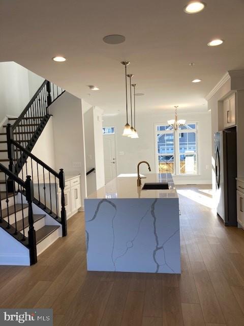945 Holden Road Frederick, MD 21701 - Photo 20 of 25 Ashcroft Model - Gourmet Kitchen Island