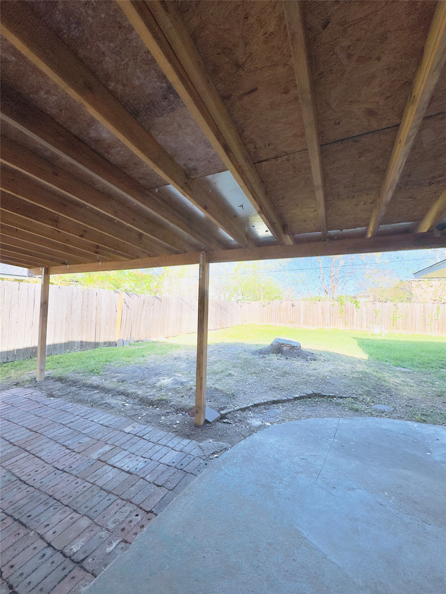 8733 Lugary Drive Houston, TX 77074 - Photo 17 of 30 a view of a backyard