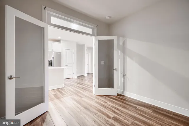 a view of wooden floor