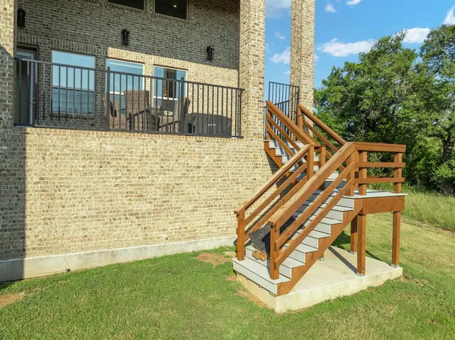 a view of a staircase