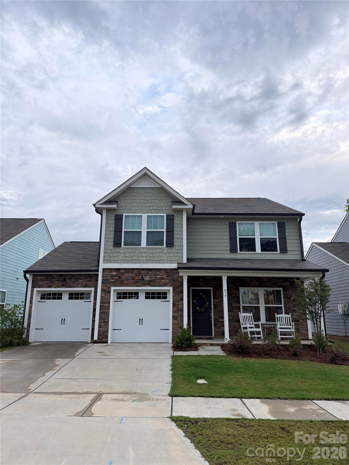 817 Alexander Commons Drive Monroe, NC 28112 - Photo 45 of 45 a front view of a house with garden