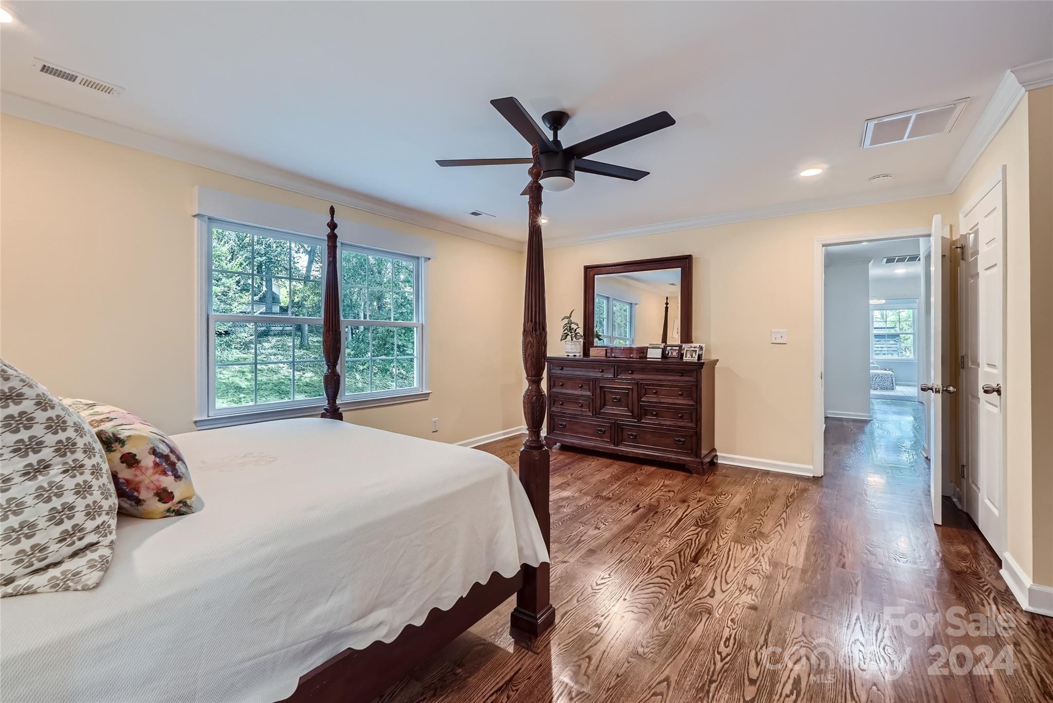 3910 Chevington Road Charlotte, NC 28226 - Photo 30 of 40 a bed room with a bed and a window