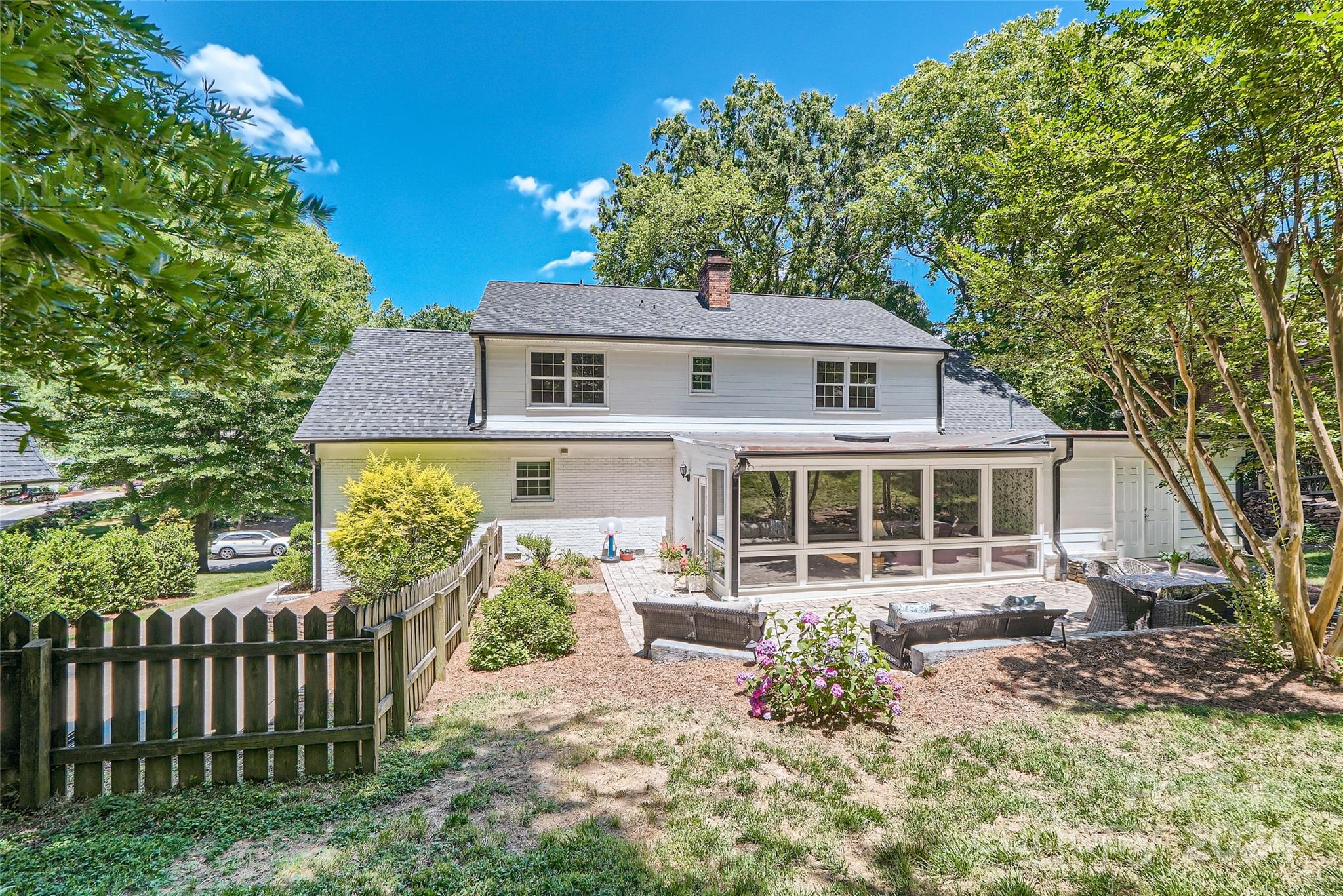 3910 Chevington Road Charlotte, NC 28226 - Photo 40 of 40 a front view of a house with garden
