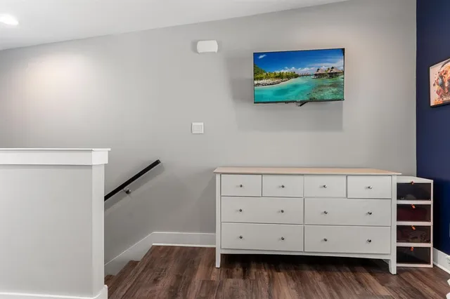 a view of a livingroom with toys