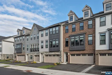 a front view of a building with street