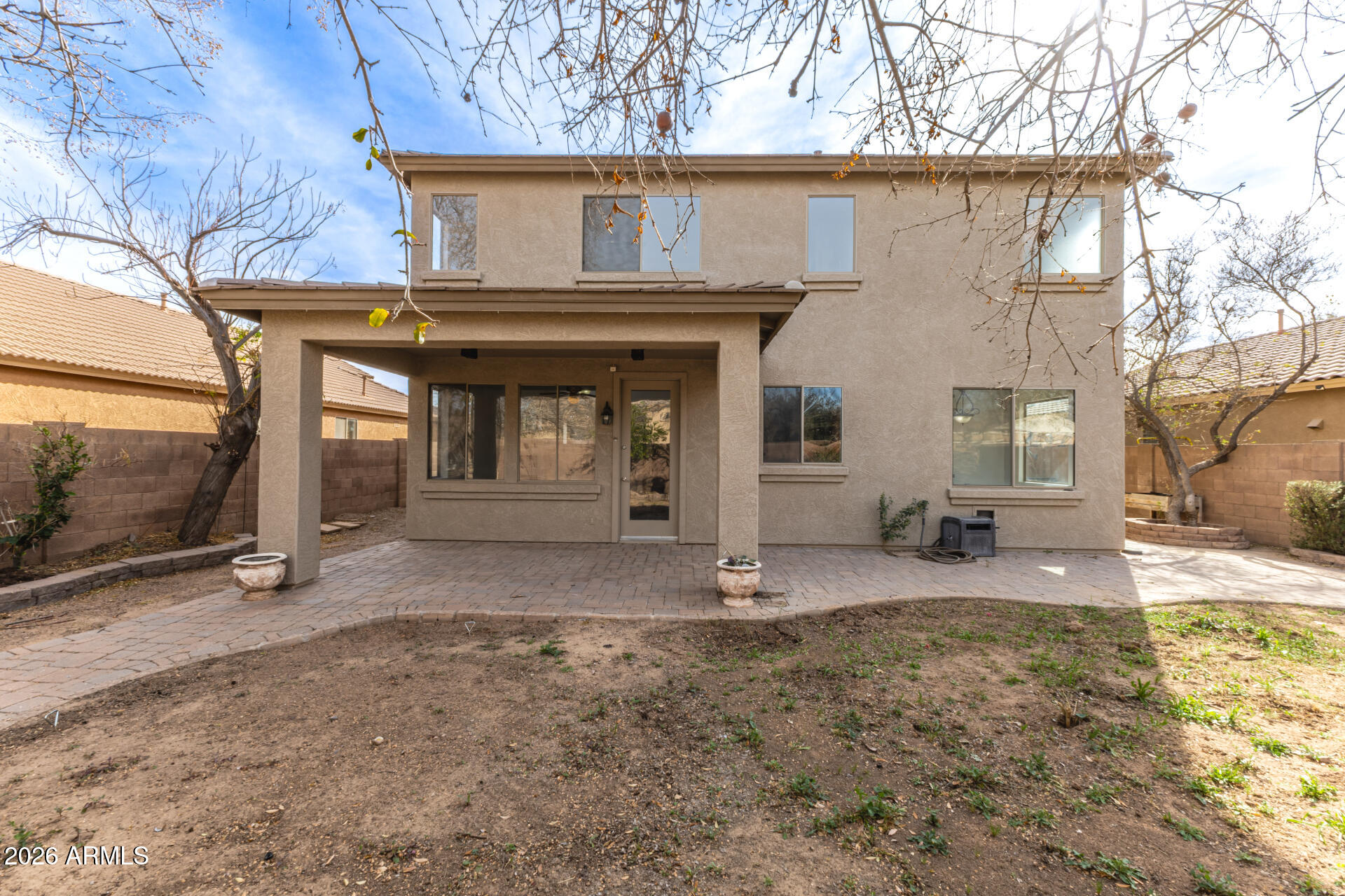 3628 East Janelle Way Gilbert, AZ 85298 - Photo 35 of 38 a view of a house with backyard and trees