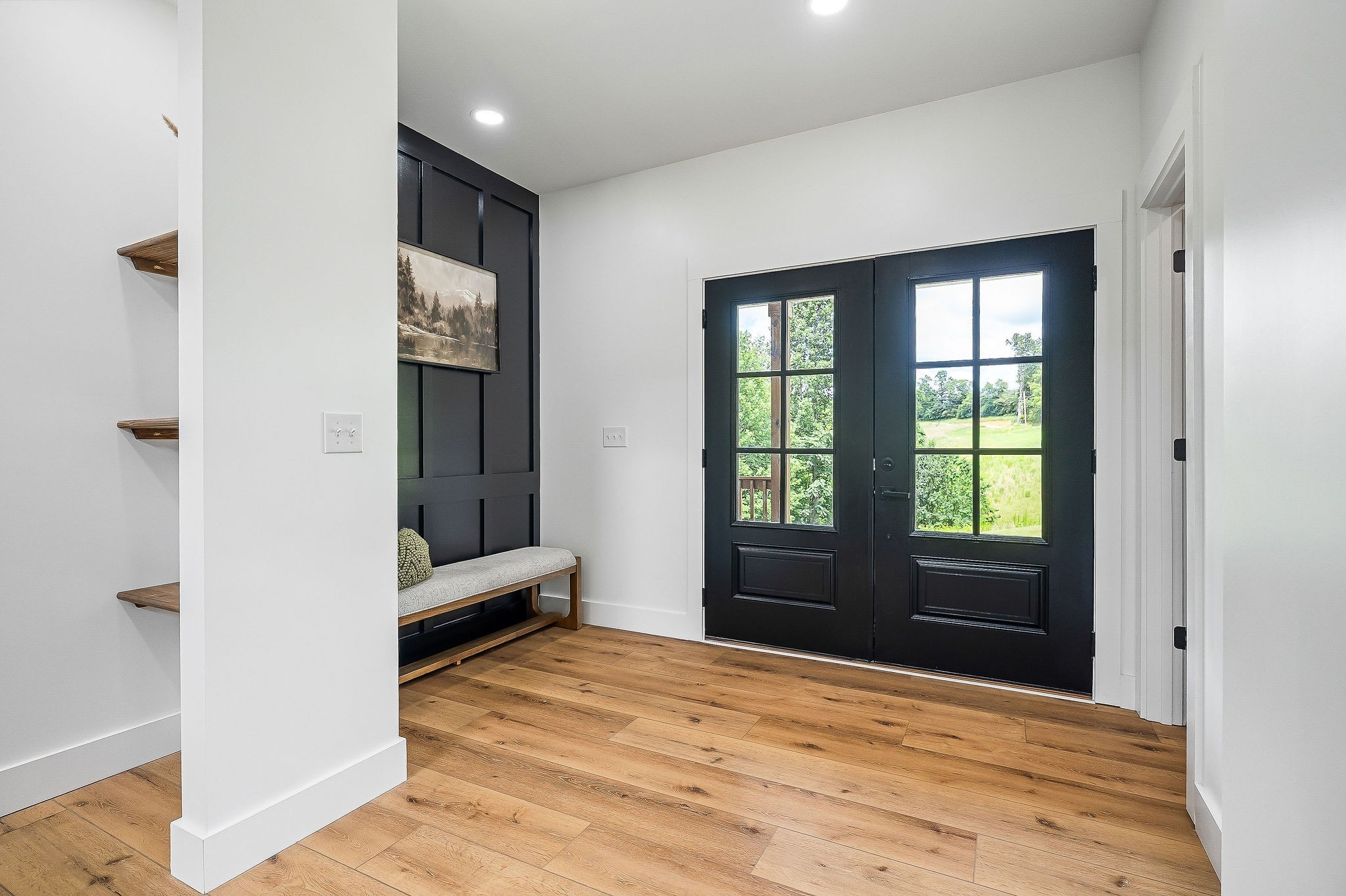250 Dyer Ridge Road Baxter, TN 38544 - Photo 4 of 52 a view of empty room with wooden floor and fan