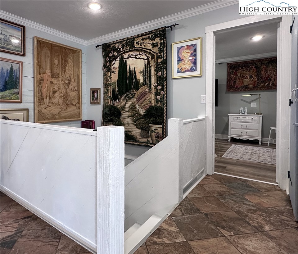 223 Timberlake Sparta, NC 28675 - Photo 33 of 50 a view of a hallway and closet with a couch