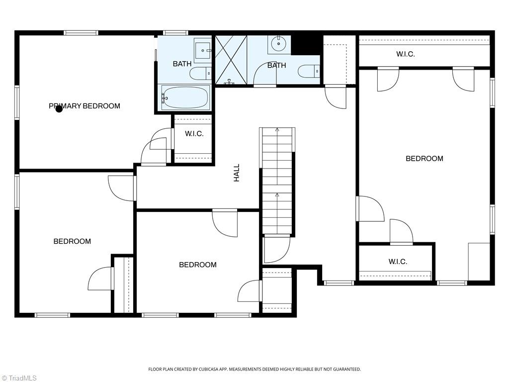 1943 Robinhood Road Winston-Salem, NC 27104 - Photo 41 of 43 Second level floorplan