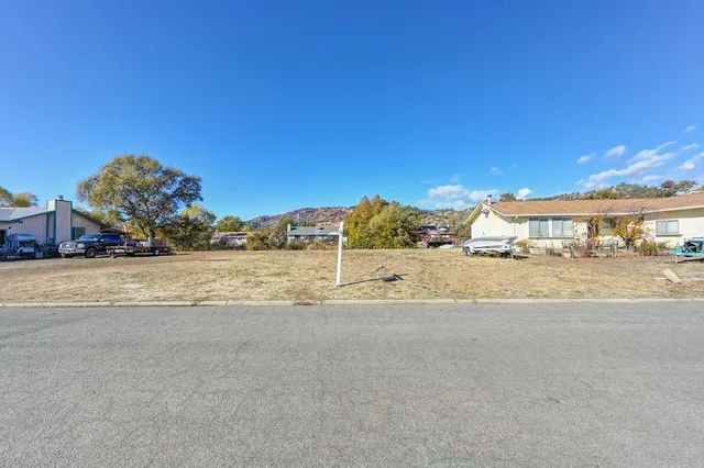 a view of building with ocean view