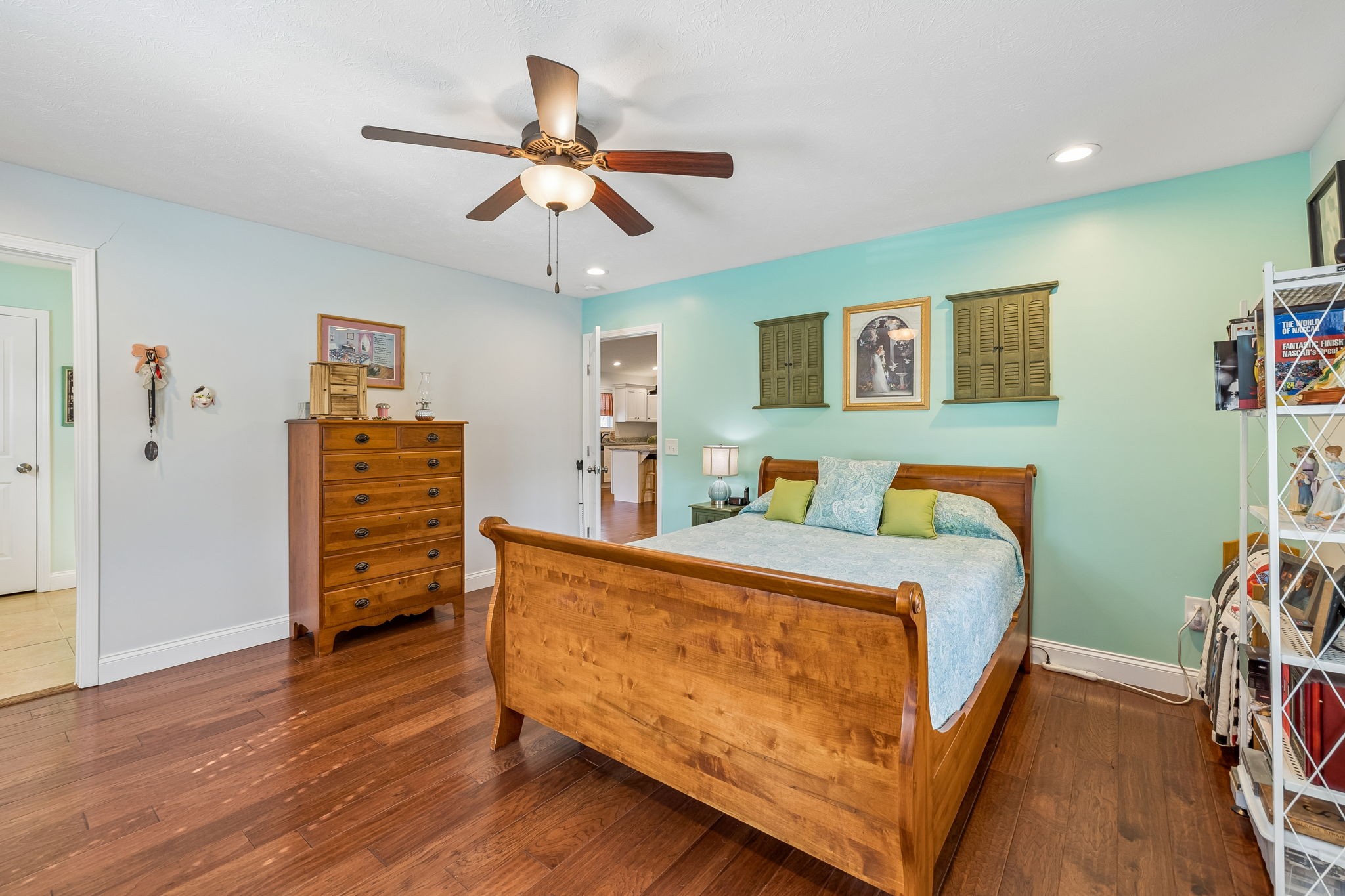 2 Hickman Creek Road North Hickman, TN 38567 - Photo 20 of 31 a bed room with a bed and a ceiling fan