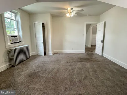 a view of a room with an empty space