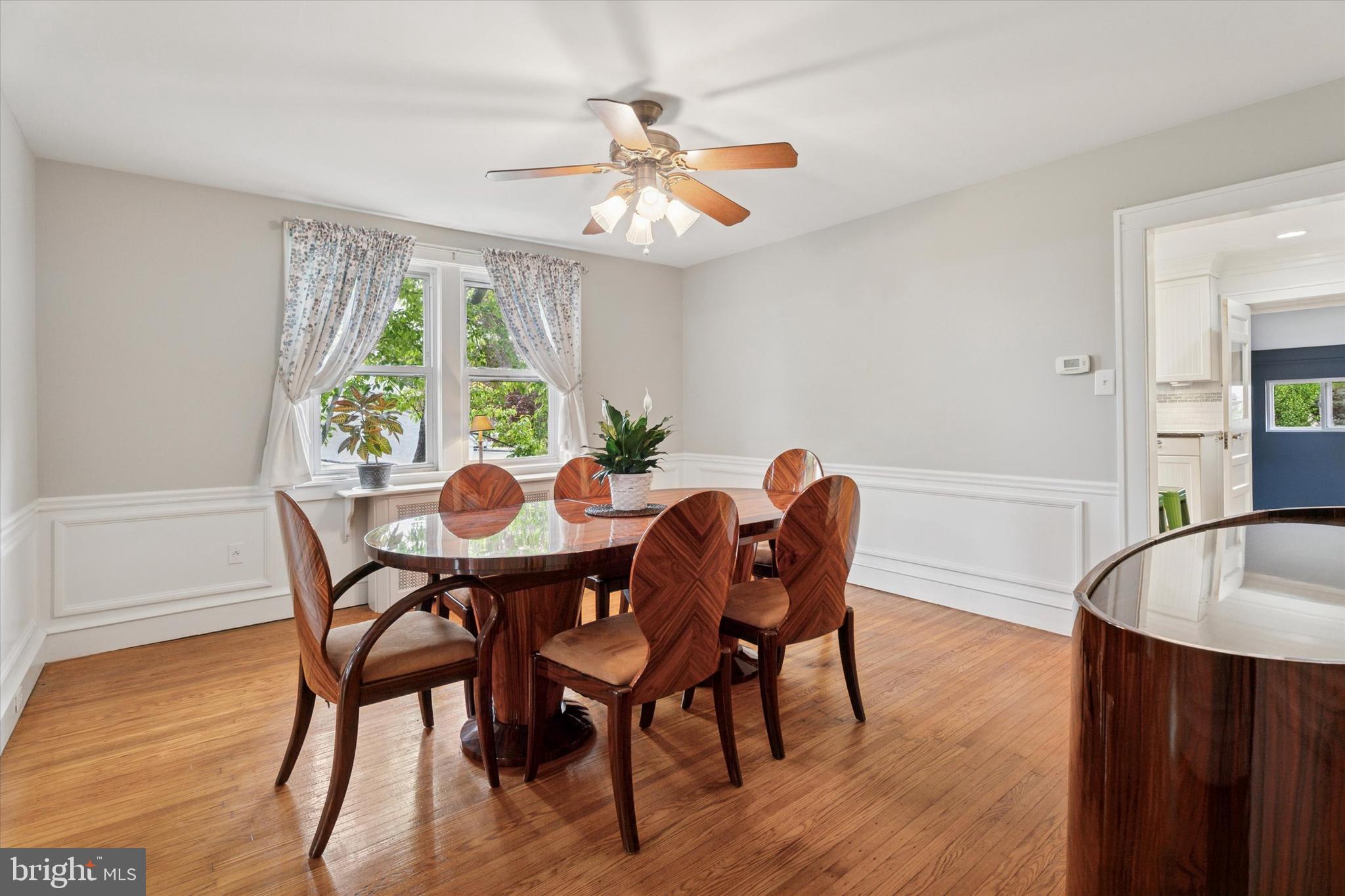 1442 Dorchester Road Havertown, PA 19083 - Photo 7 of 45 a view of a dining room with furniture window and outside view