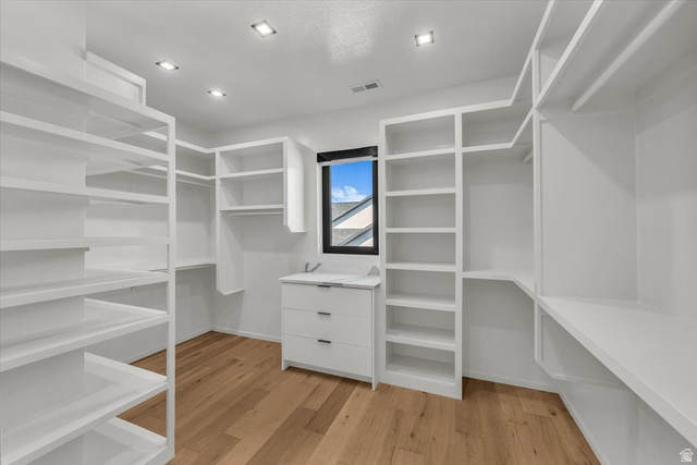 2152 South 30 West Orem, UT 84058 - Photo 45 of 56 Walk in closet featuring light wood finished floors