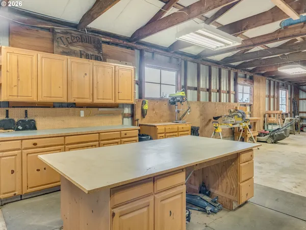 a room with storage and utility