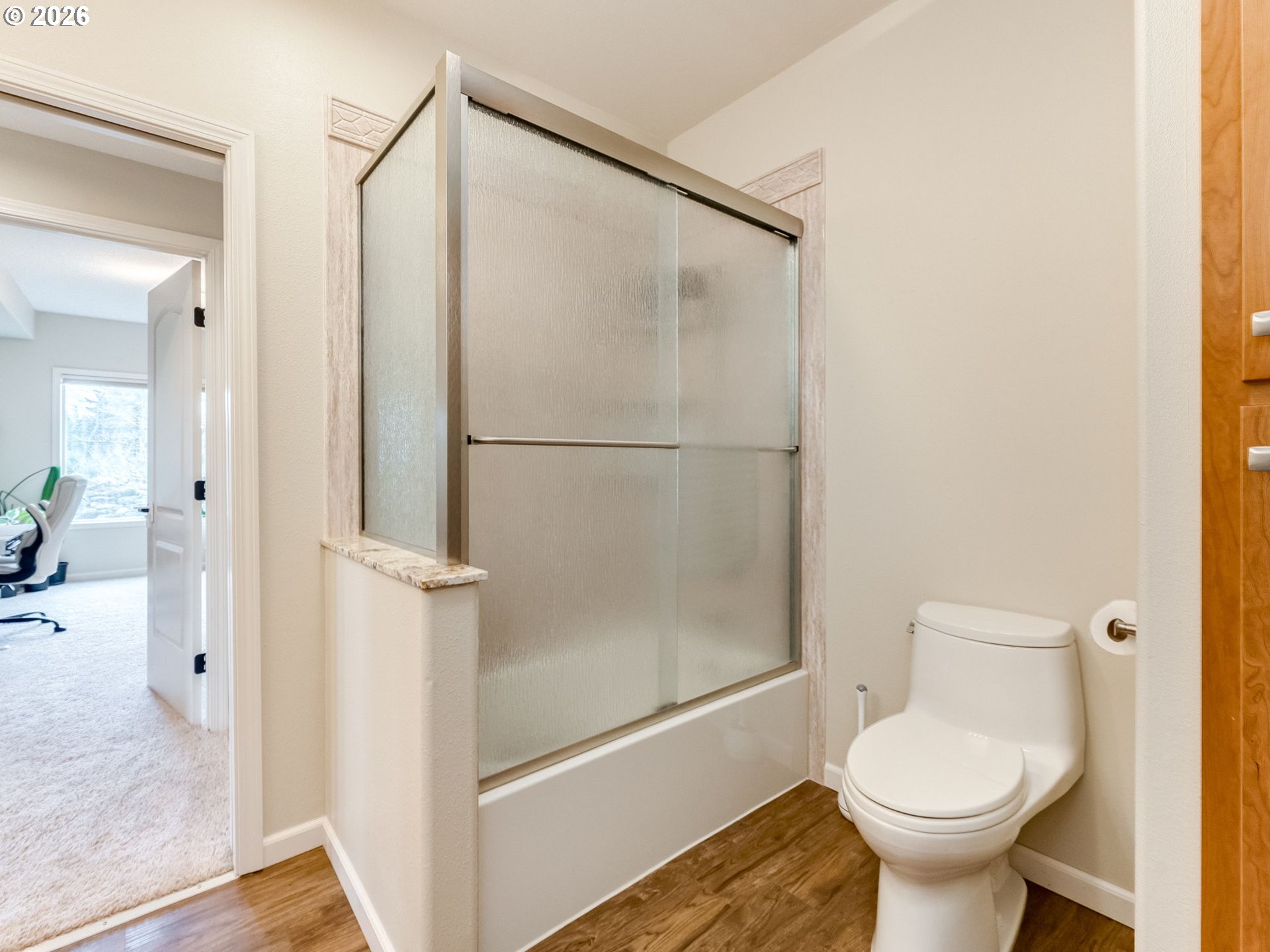 33100 Southeast Gunderson Road Boring, OR 97009 - Photo 47 of 48 a bathroom with a toilet and a shower