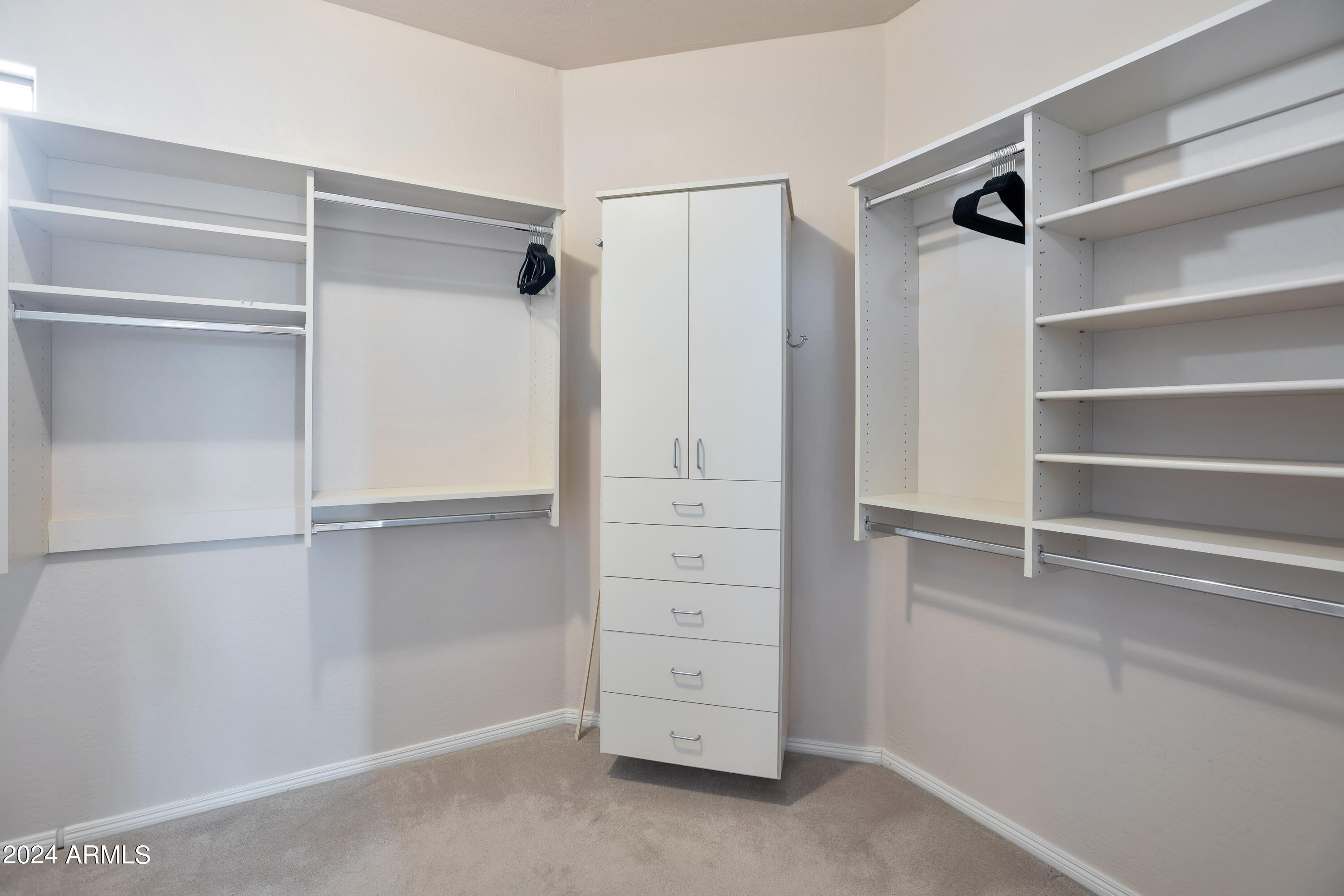 19550 North Grayhawk Drive, Unit 1137 Scottsdale, AZ 85255 - Photo 31 of 48 a view of walk in closet with empty racks