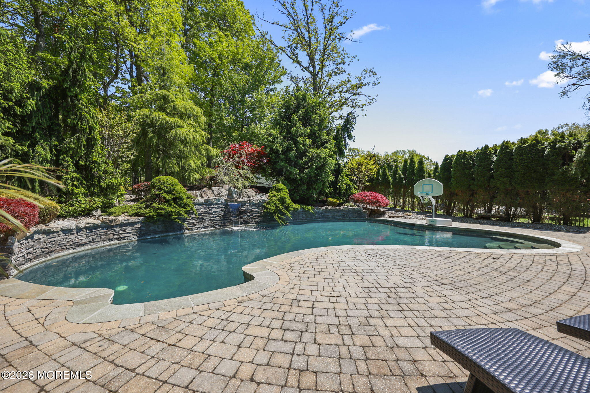 22 Bartram Road Englishtown, NJ 07726 - Photo 42 of 62 Pool W/ Waterfall
