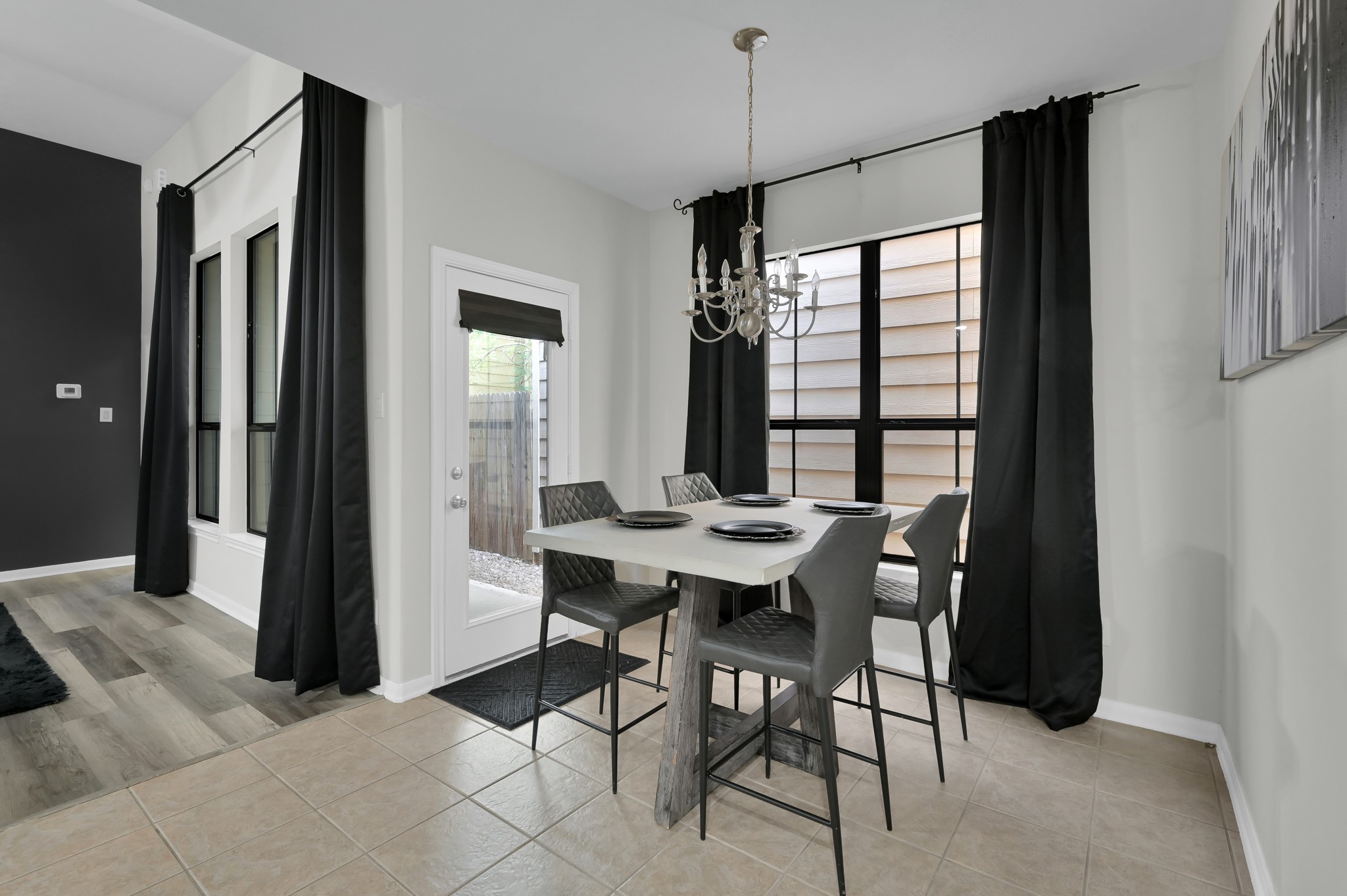 3607 Cedar Flats Lane Spring, TX 77386 - Photo 12 of 41 a view of a dining room with furniture window and wooden floor