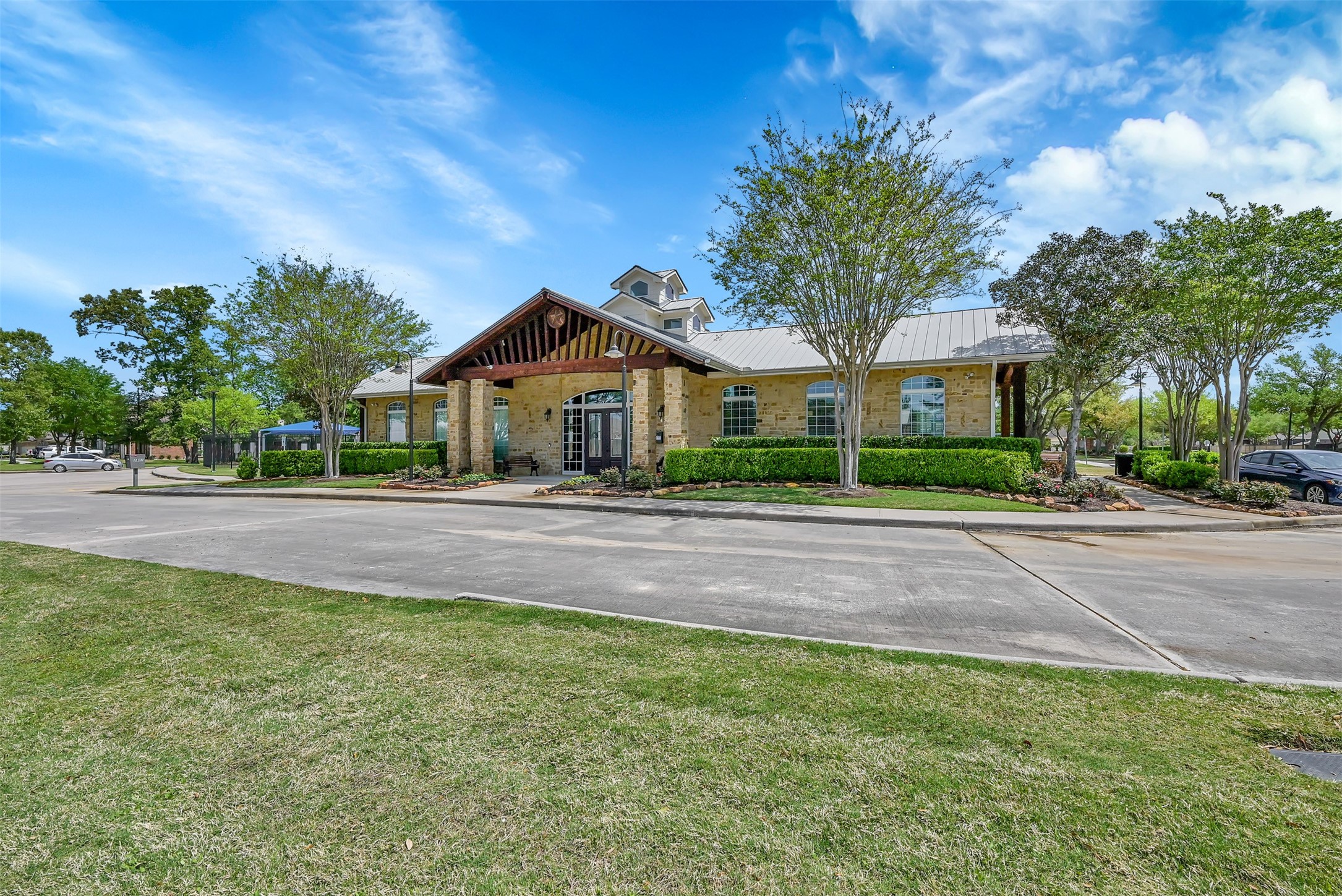 3607 Cedar Flats Lane Spring, TX 77386 - Photo 35 of 41 a front view of house with yard and green space
