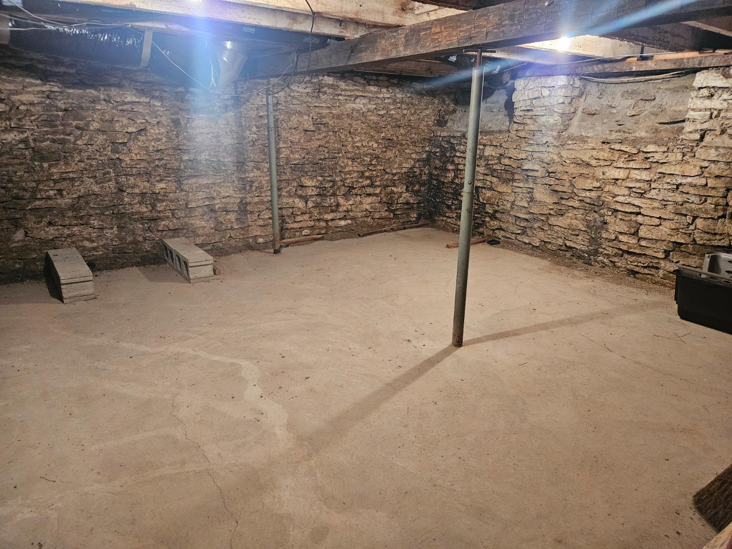 10083 Bridge Street Metamora, IN 47030 - Photo 40 of 53 Original stone foundation