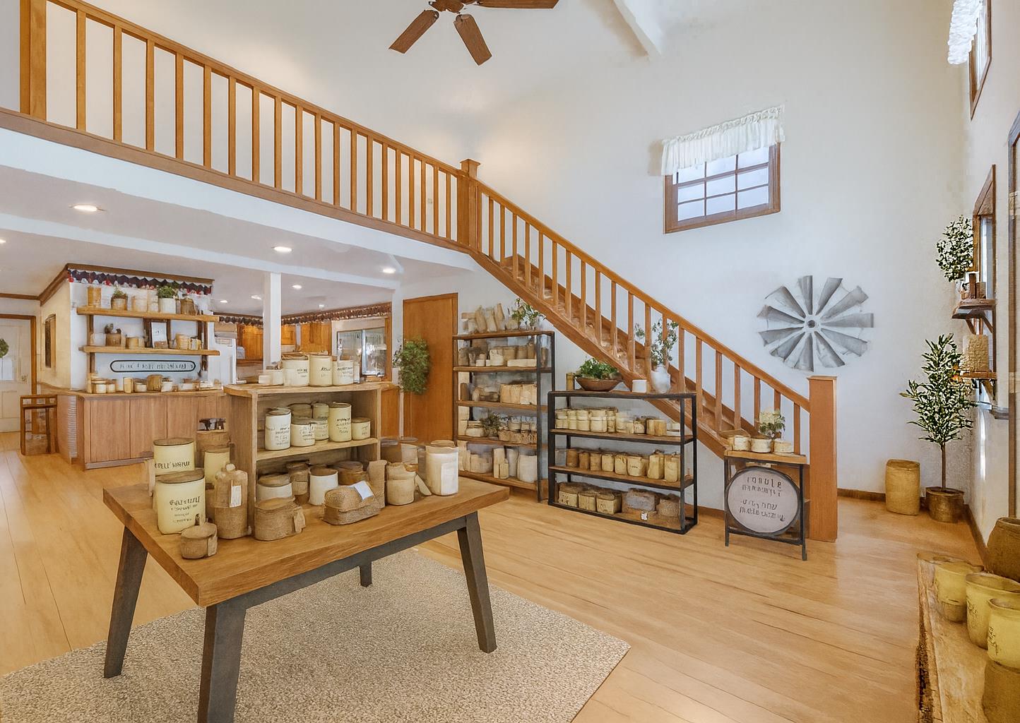 10083 Bridge Street Metamora, IN 47030 - Photo 7 of 53 Virtually Staged - Imagine running your own shop in Metamora, while using the upstairs as an INN.