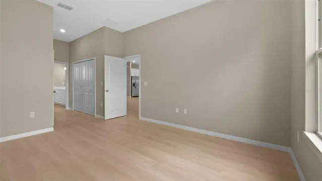 a view of an empty room