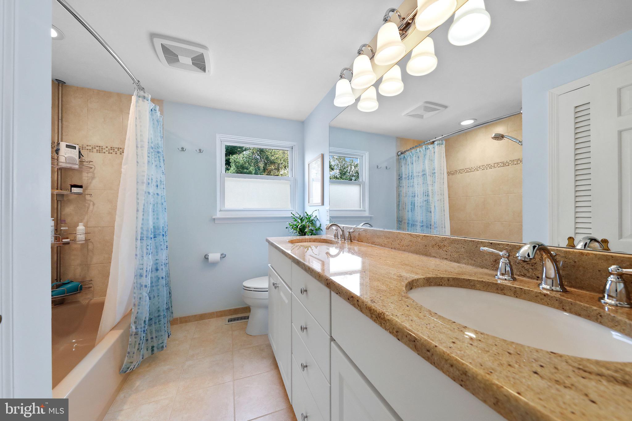 716 Liberty Road Mount Laurel, NJ 08054 - Photo 28 of 51 a bathroom with a granite countertop double vanity sink mirror and double