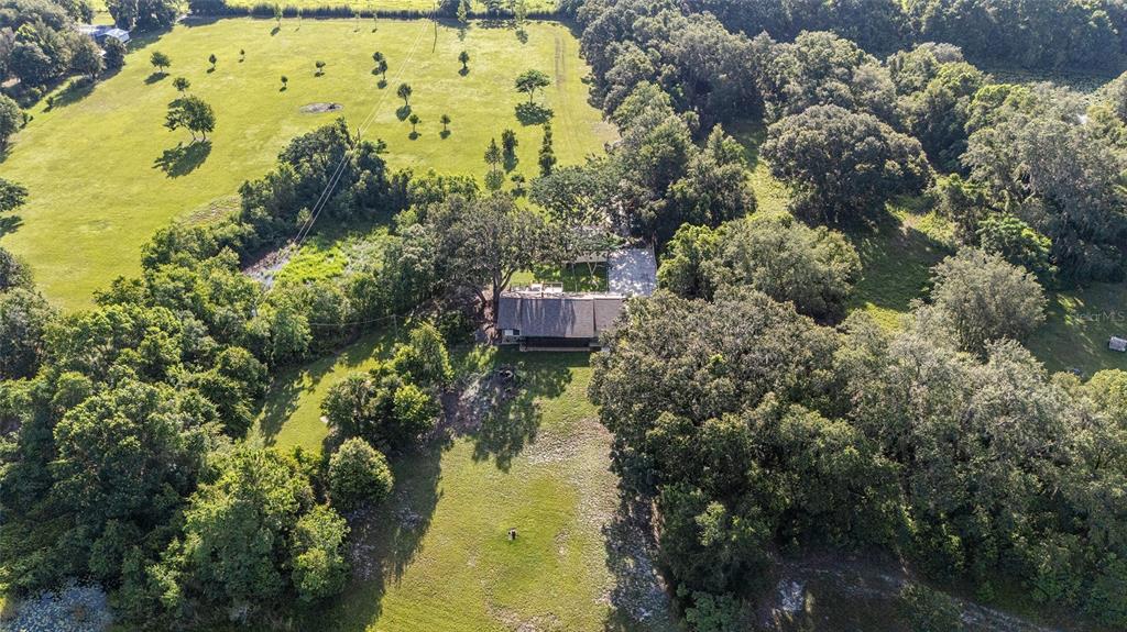 15992 Southeast 156th Place Road Weirsdale, FL 32195 - Photo 1 of 1 an aerial view of a house with a yard