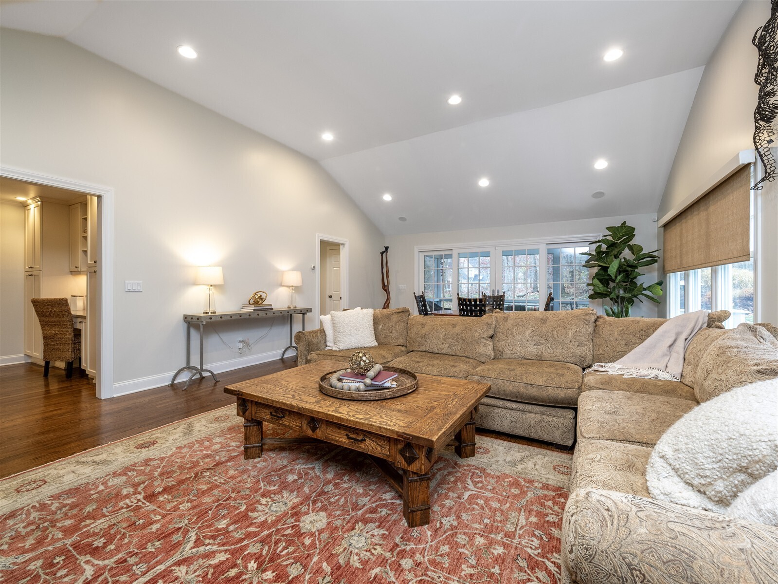 30 Wild Duck Road Wilton, CT 06897 - Photo 9 of 40 a living room with furniture and wooden floor