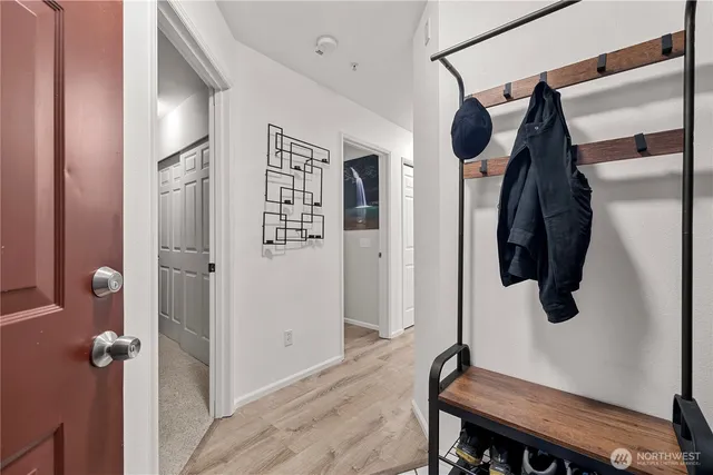 a view of walk in closet