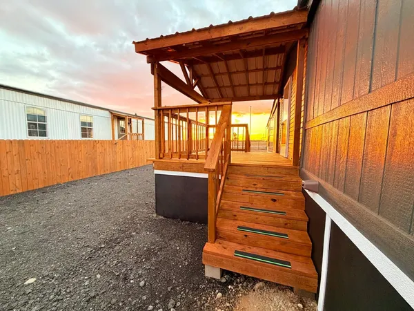 a view of outdoor space and deck