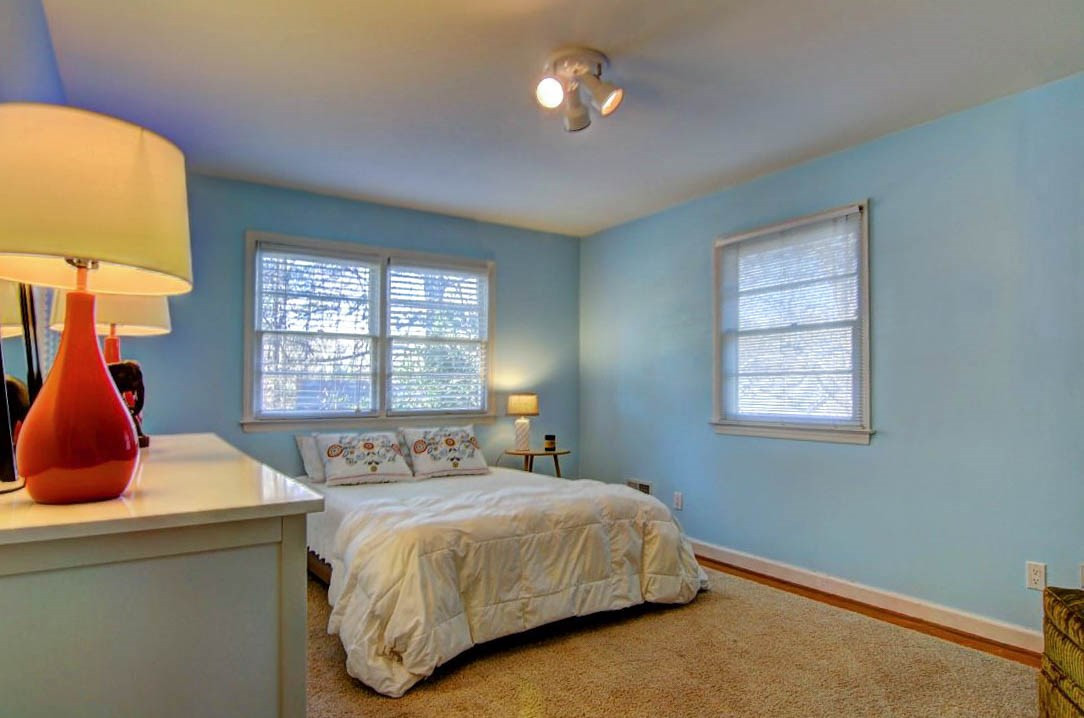 4804 Poland Place Raleigh, NC 27609 - Photo 12 of 25 2nd Upstairs bedroom with lots of light and great closet space! Bedroom