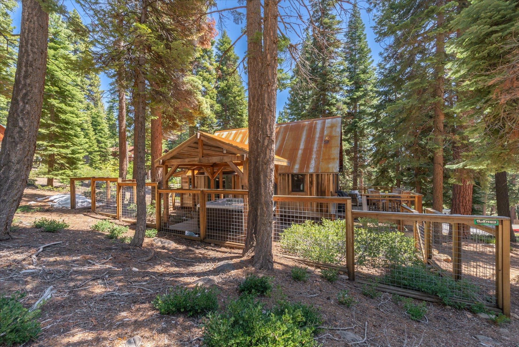 625 High Street Carnelian Bay, CA 96140 - Photo 2 of 22 a view of a backyard