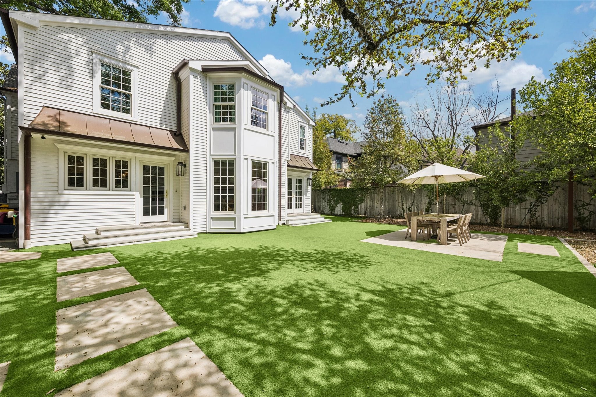 2153 Looscan Lane Houston, TX 77019 - Photo 43 of 48 Beautiful fully turfed backyard