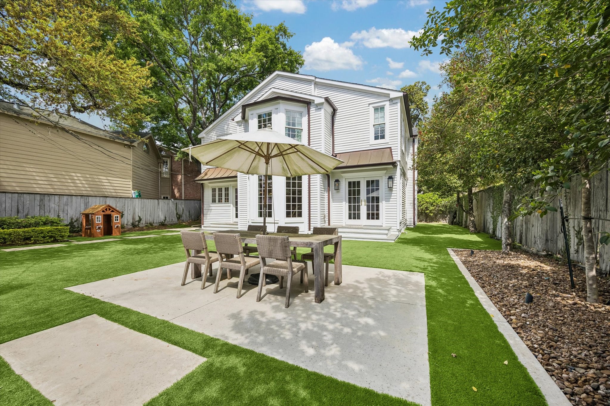 2153 Looscan Lane Houston, TX 77019 - Photo 45 of 48 Patio is perfect for a outdoor table or seating area