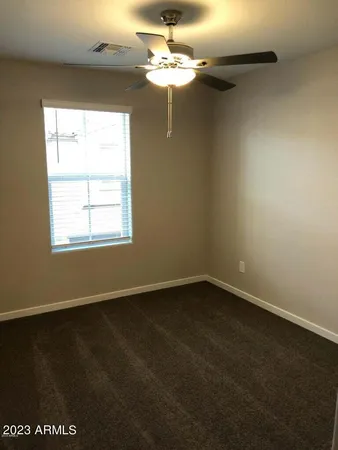a window in an empty room